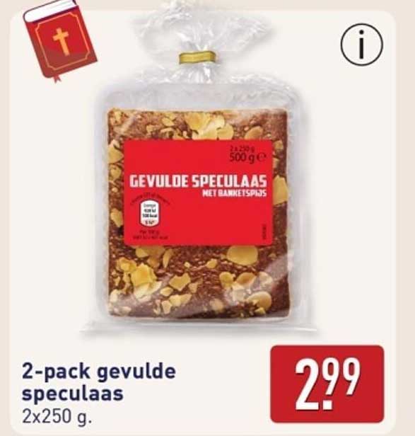 2-pack gevulde speculaas