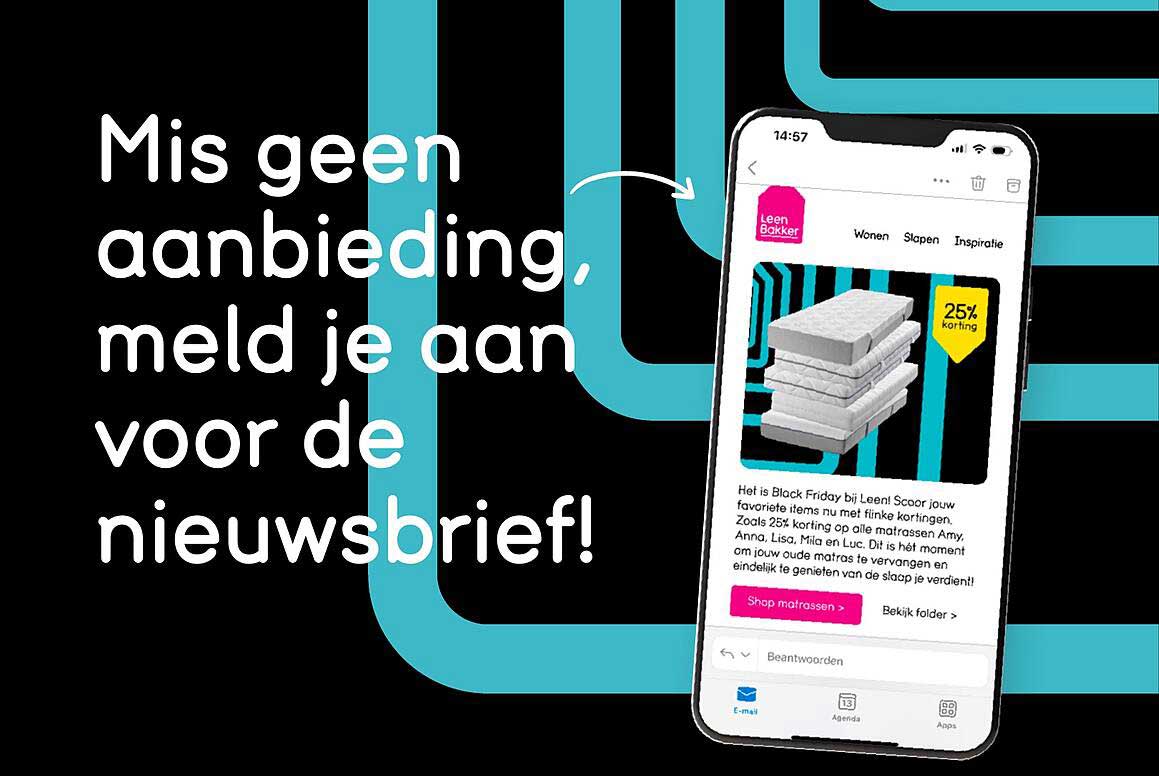 25% korting op alle matrassen