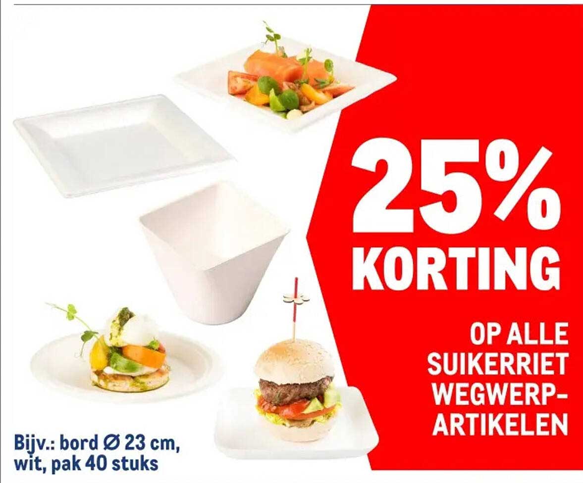 25% KORTING OP ALLE SUIKERRIET WEGWERPARTIKELEN