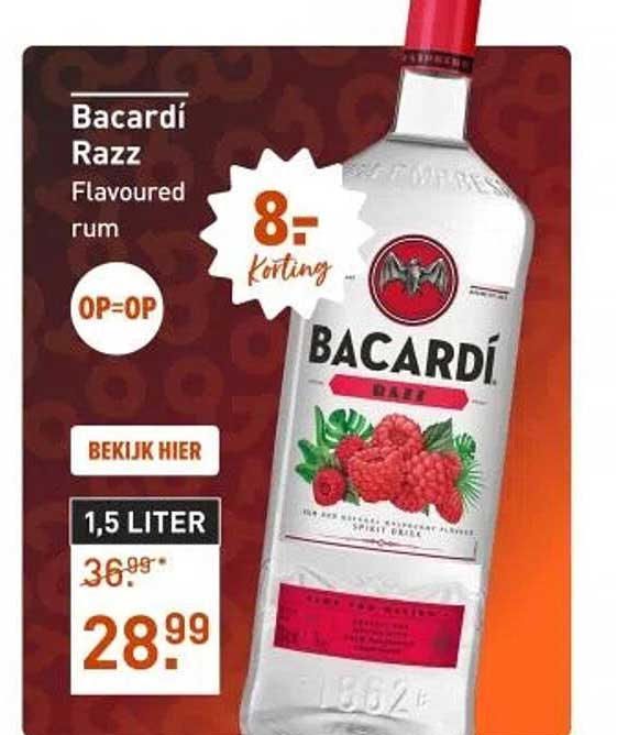 Bacardí Razz Flavoured rum