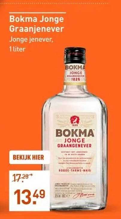 Bokma Jonge Graanjenever