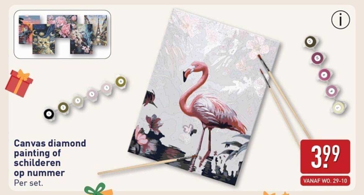 Canvas diamond painting of schilderen op nummer