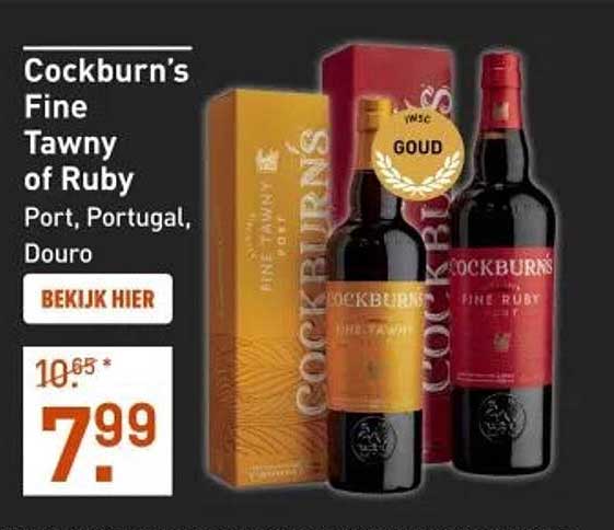 Cockburn’s Fine Tawny of Ruby