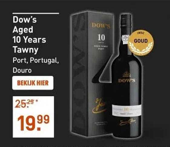 Dow's Aged 10 Years Tawny