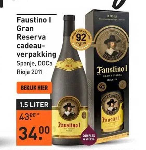 Faustino I Gran Reserva cadeauverpakking