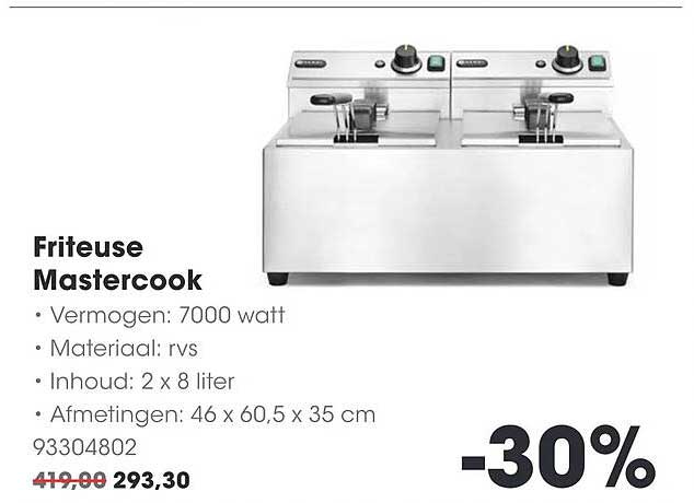 Friteuse Mastercook