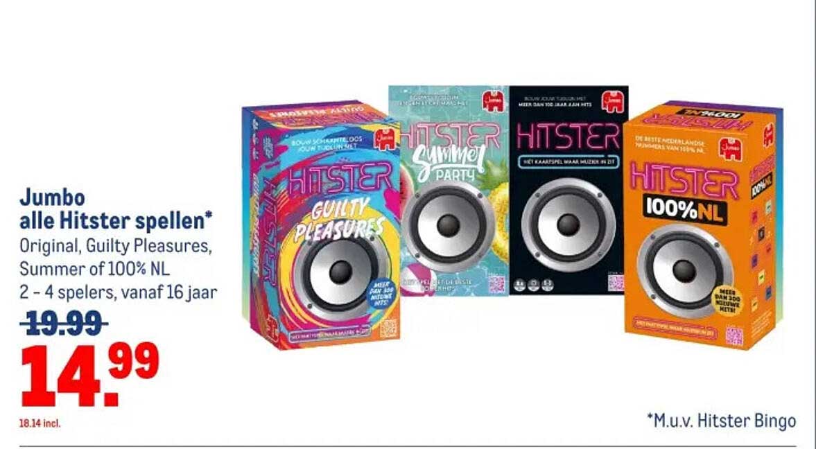 Jumbo alle Hitster spellen*