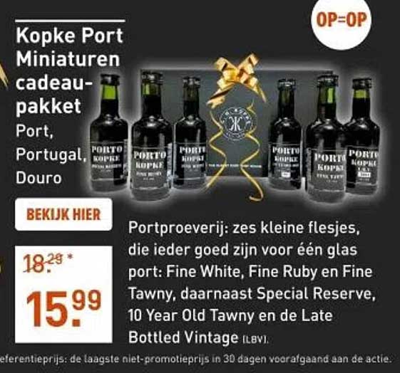 Kopke Port Miniaturen cadeau-pakket