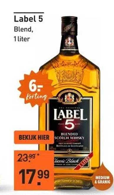 Label 5 Blend, 1 liter