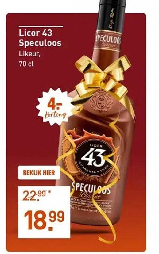 Licor 43 Speculoos Likeur, 70 cl