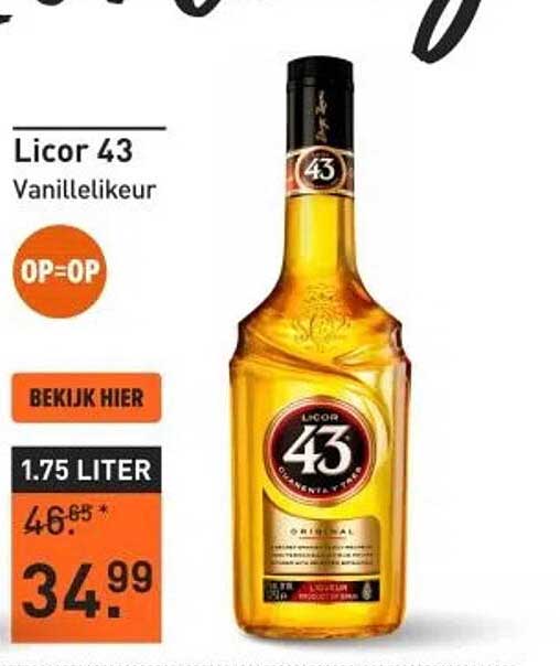 Licor 43 Vanillelikeur 1.75 L