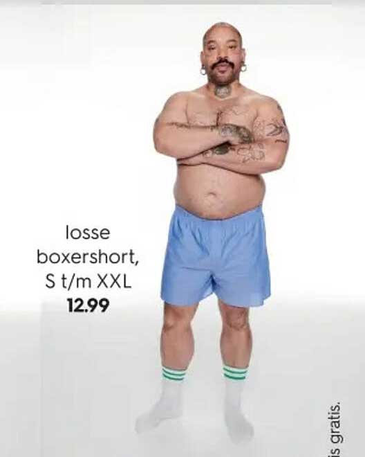 losse boxershort, S t/m XXL