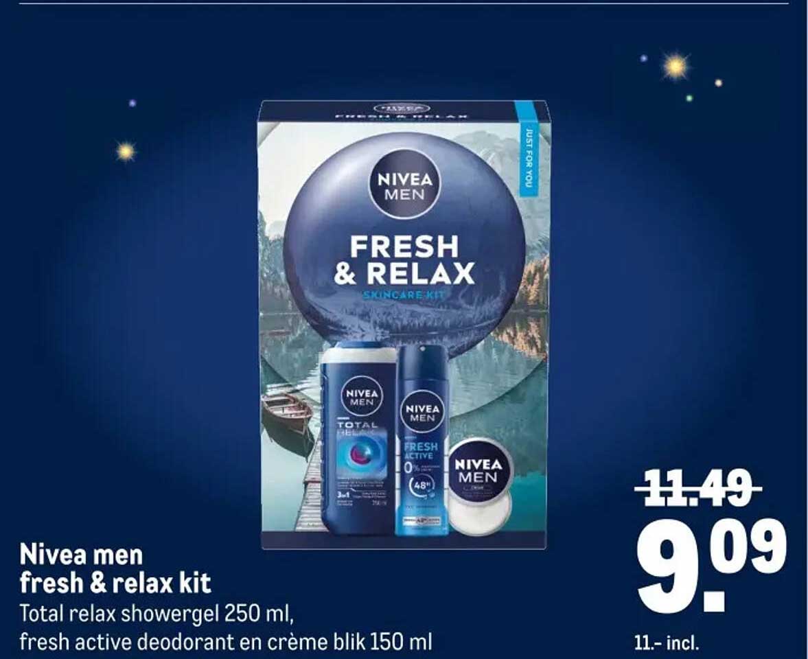 Nivea men fresh & relax kit