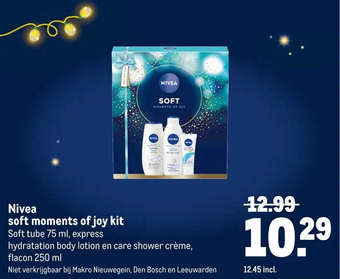 Nivea soft moments of joy kit