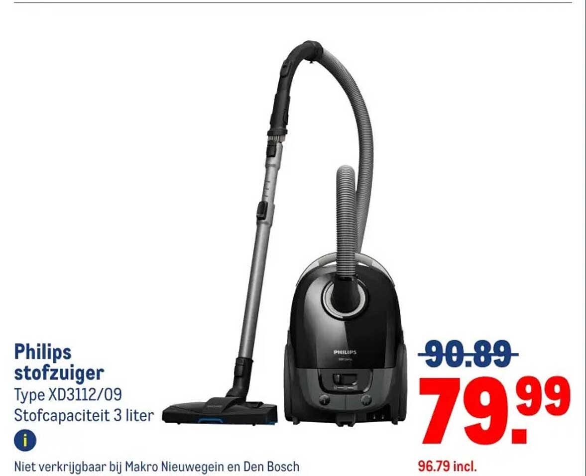 Philips stofzuiger Type XD3112/09