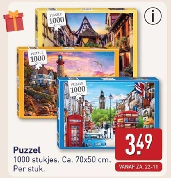Puzzel 1000 stukjes