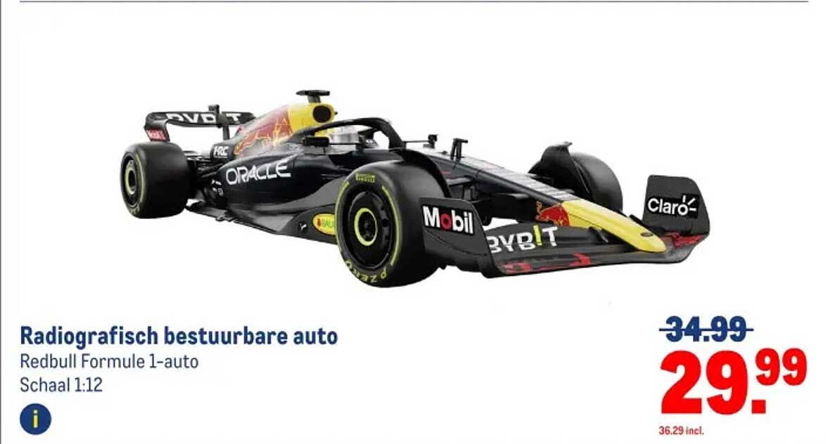 Radiografisch bestuurbare auto