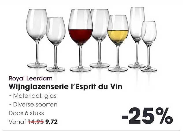 Royal Leerdam Wijnglazenserie l'Esprit du Vin