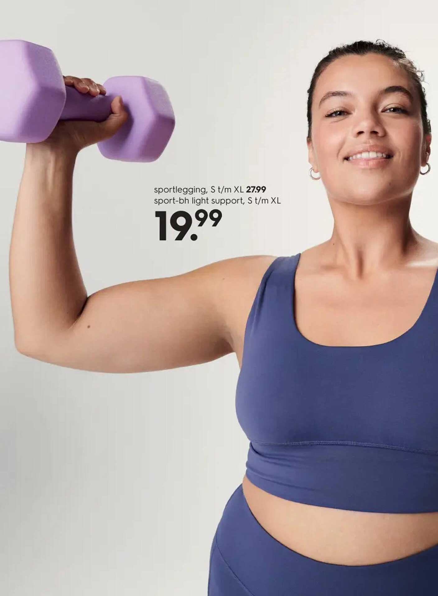 sport-bh light support, S t/m XL