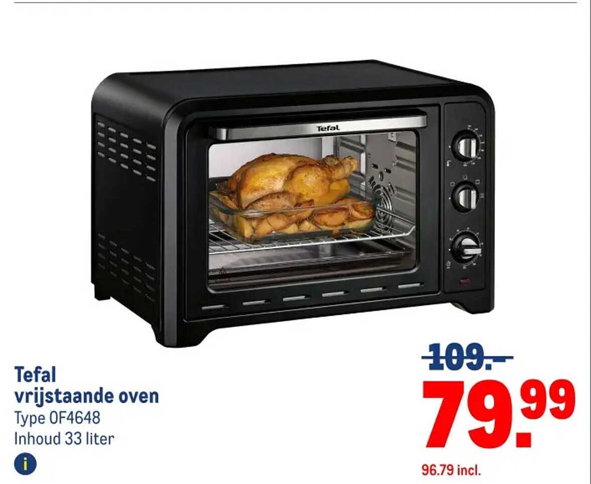 Tefal vrijstaande oven