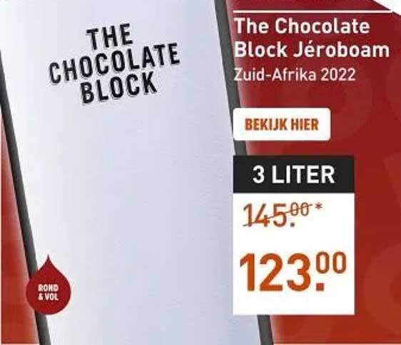 The Chocolate Block Jéroboam Zuid-Afrika 2022