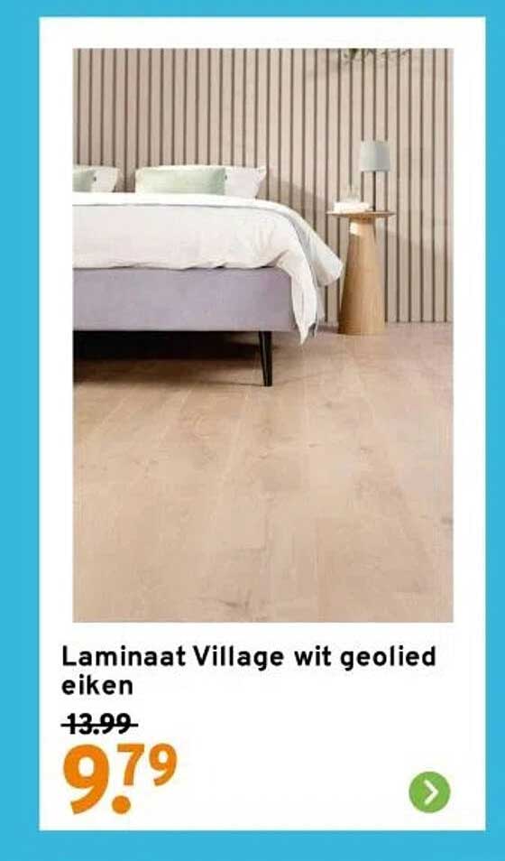 Laminaat Village wit geolied eiken