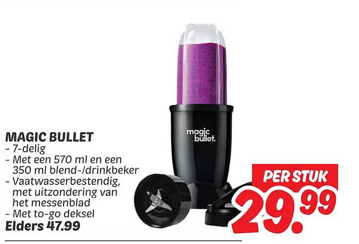 Magic Bullet Aanbieding bij Dekamarkt - FolderFeest.nl