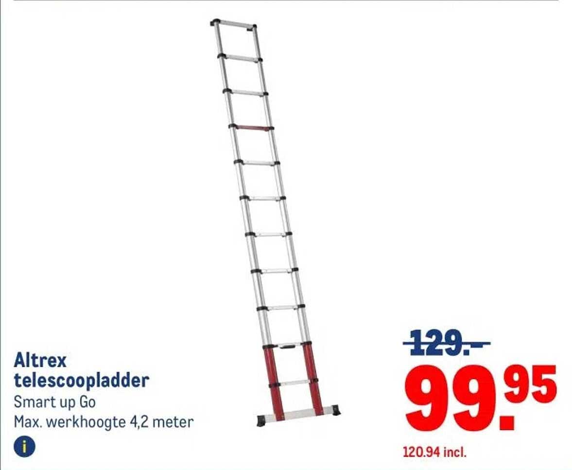 Altrex telescopladder Smart up Go