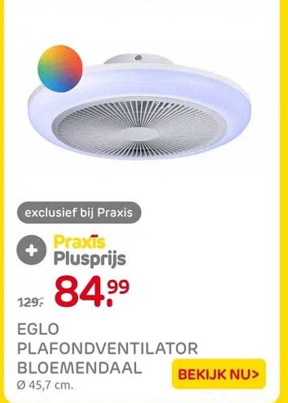 EGLO PLAFONDVENTILATOR BLOEMENDAAL
