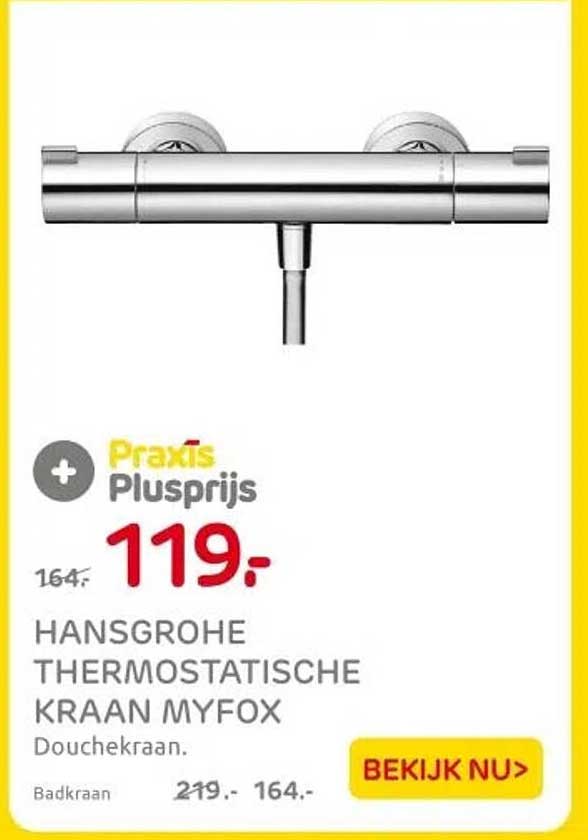 HANSGROHE THERMOSTATISCHE KRAAN MYFOX Douchekraan.
