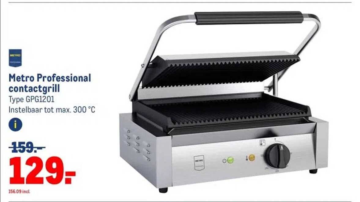 Metro Professional contactgrill Type GPG1201