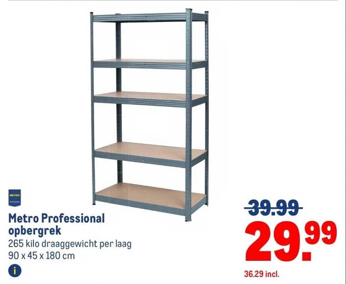 Metro Professional opbergrek