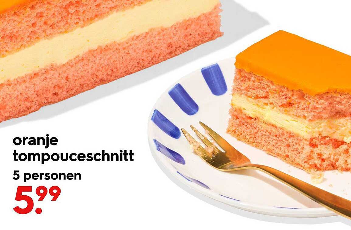 oranje tompouceschnitt