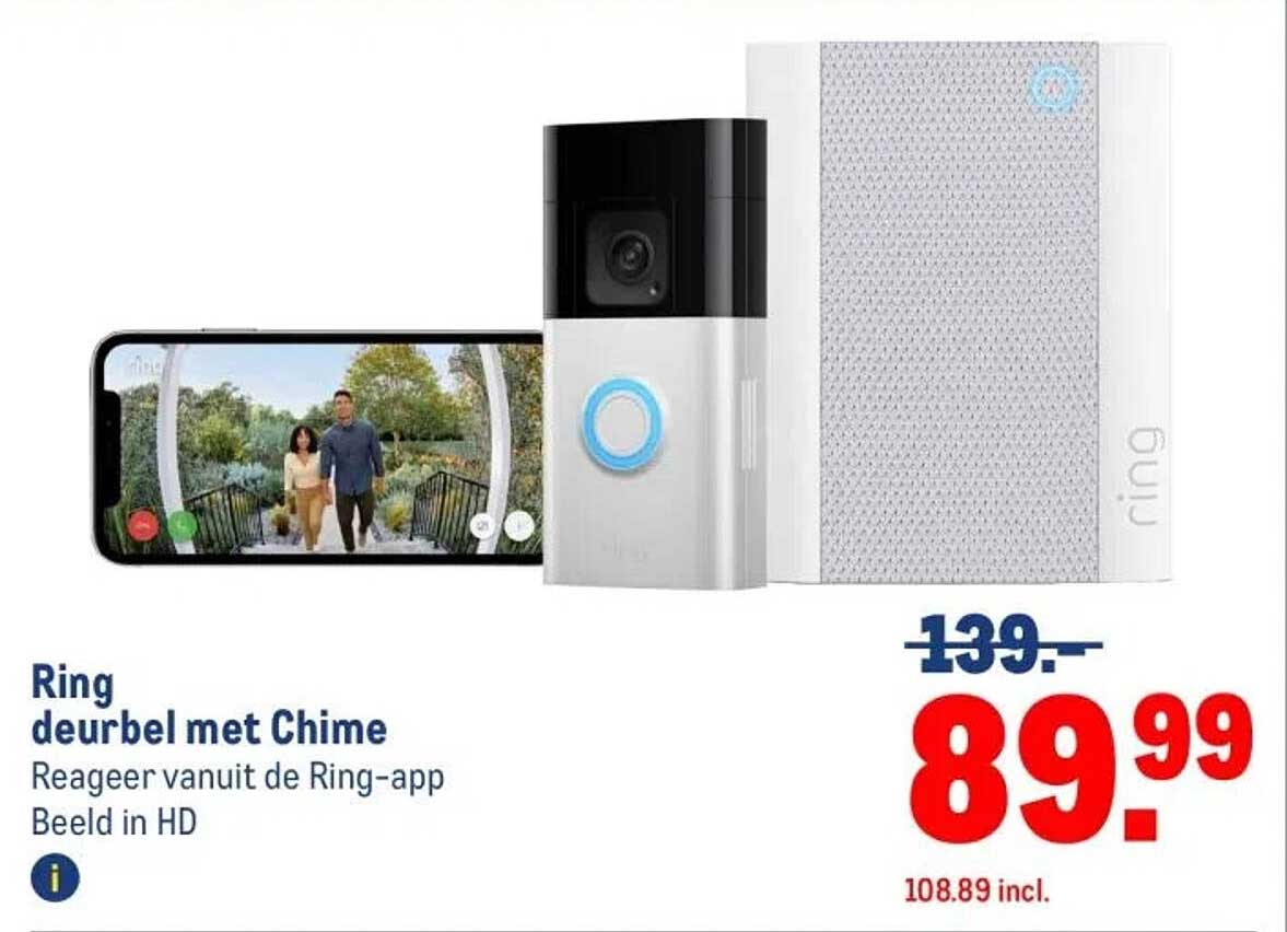 Ring deurbel met Chime