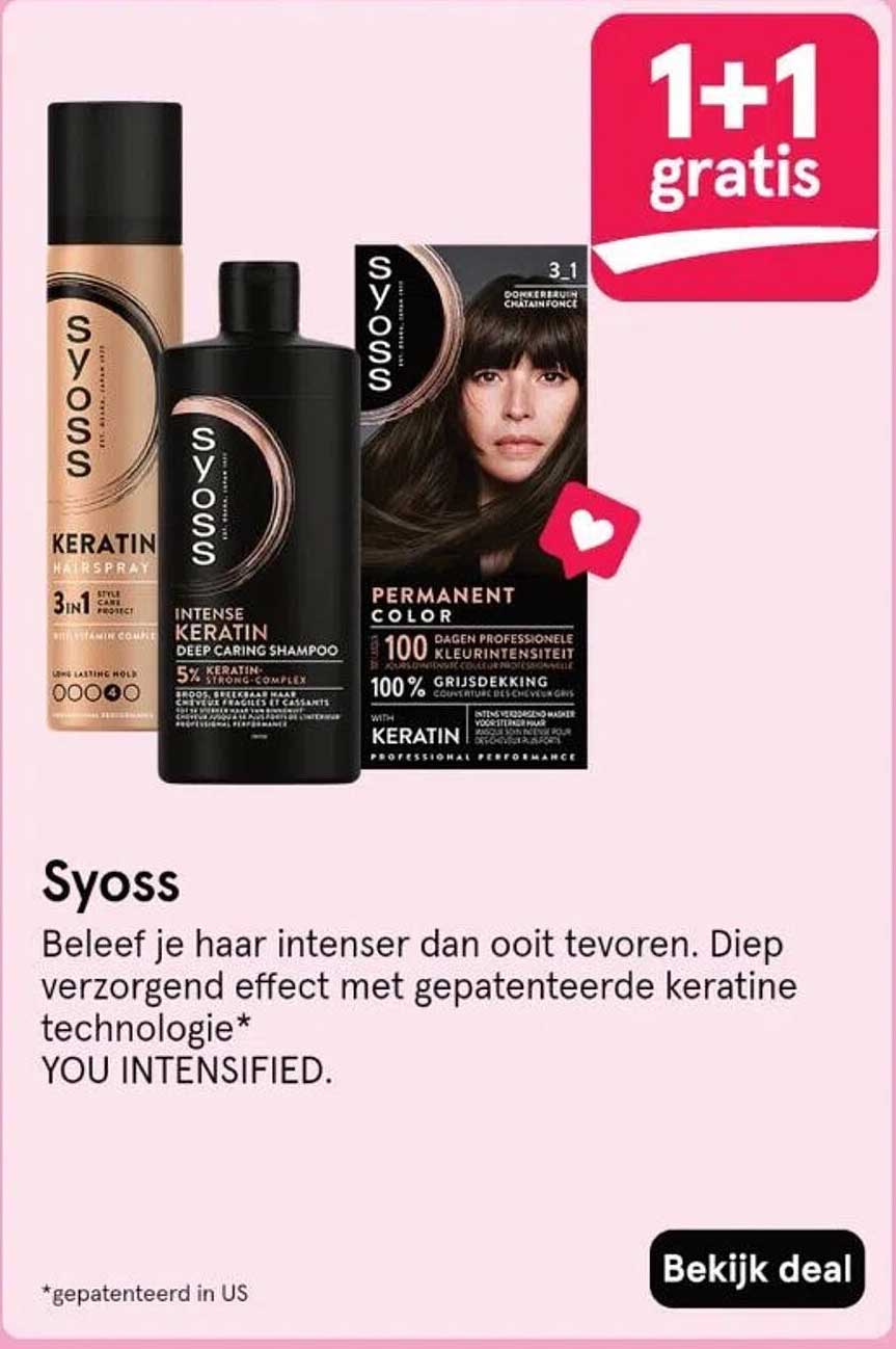 Syoss 1+1 gratis