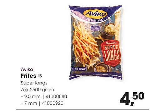 Aviko Frites Super longs 2500 gram