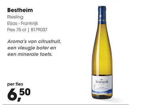 Bestheim Riesling Elzas - Frankrijk Fles 75 cl