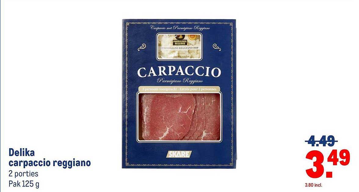 Delika carpaccio reggiano