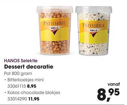 Dessert decoratie