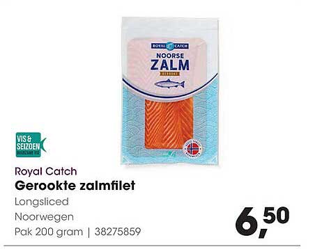 Gerookte zalmfilet