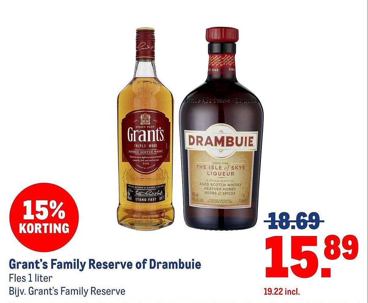 Grant's Family Reserve of Drambuie