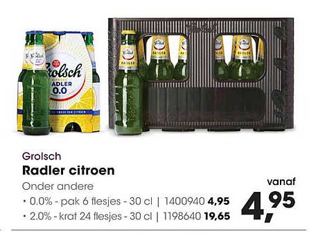 Grolsch Radler citroen