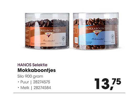 HANOS Selectie Mokkaboontjes