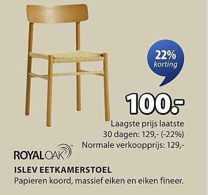 ISLEV EETKAMERSTOEL