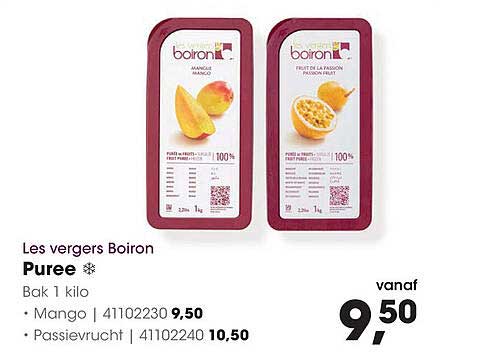 Les vergers Boiron Puree