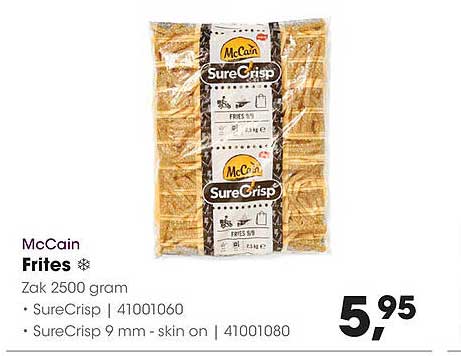 McCain Frites - Zak 2500 gram