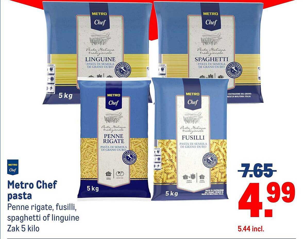 Metro Chef pasta