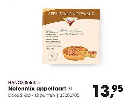 Notenmix appeltaart