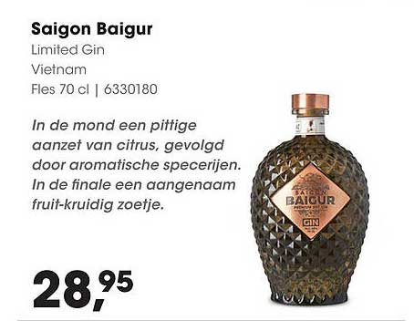 Saigon Baigur Limited Gin
