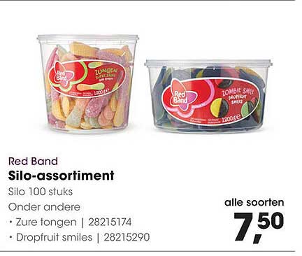 Silo-assortiment 100 stuk(s) - Red Band